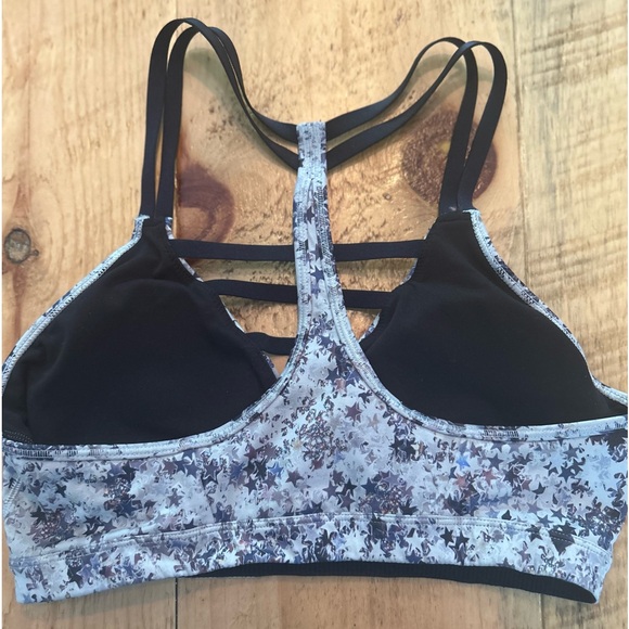 VS Sport sports bra black with star print with pads size medium - Picture 4 of 4